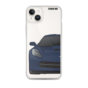 Night Race Blue C7 Corvette Stingray -iPhone Case