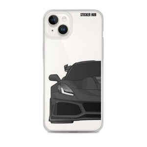 Black C7 Corvette Zr1 - iPhone Case