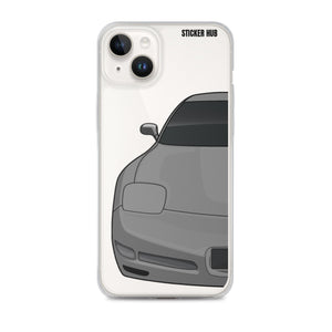 Pewter Gray C5 Corvette Z06 - iPhone Case