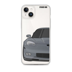 Cyber Gray C6 Corvette Z06 - iPhone Case