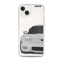 Load image into Gallery viewer, Silver C6 Corvette Z06 - iPhone Case