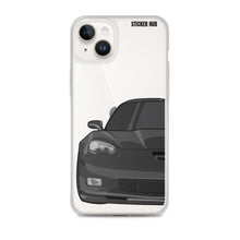 Load image into Gallery viewer, Black C6 Corvette Z06 - iPhone Case