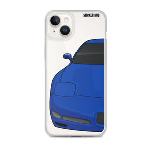 Electron Blue C5 Corvette Z06iPhone Case