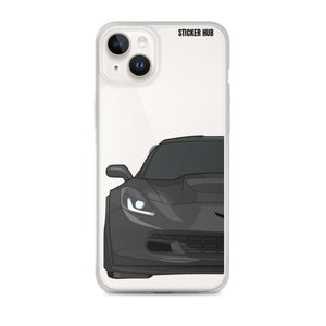 Black C7 Corvette Z06 - iPhone Case