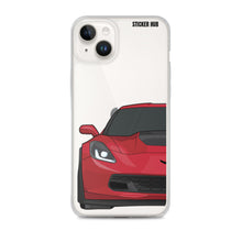 Load image into Gallery viewer, Torch Red C7 Corvette Z06 - iPhone Case