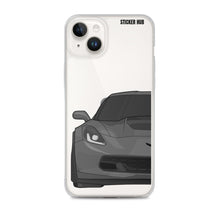 Load image into Gallery viewer, Gray C7 Corvette Z06 - iPhone Case