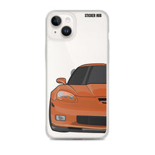 Load image into Gallery viewer, Atomic Orange C6 Corvette Z06 - iPhone Case