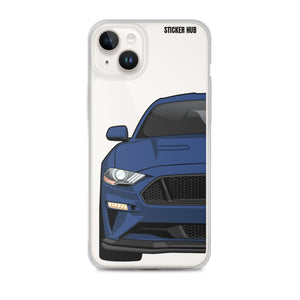 Kona Blue 18-21 Mustang 5.0 - iPhone Case