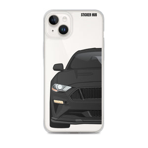 Black 18-21 Mustang 5.0 - iPhone Case