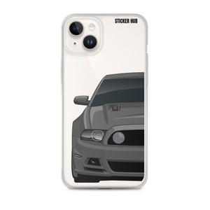 Gray 13-14 Mustang 5.0 - iPhone Case