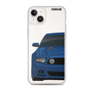 Kona Blue 13-14 Mustang 5.0 - iPhone Case