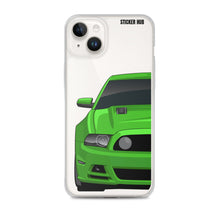 Load image into Gallery viewer, Green 13-14 Mustang 5.0 - iPhone Case