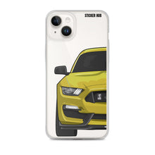 Load image into Gallery viewer, Yellow Mustang GT350 - iPhone Case