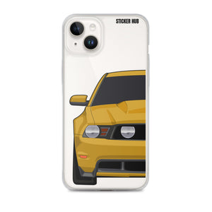 Yellow 11-12 Mustang 5.0 - iPhone Case