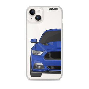 Deep Impact Blue 15-17 Mustang 5.0 - iPhone Case