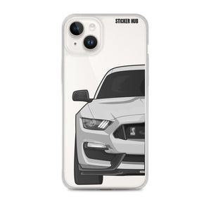 Silver Mustang GT350 - iPhone Case