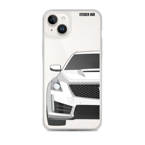 White Cadillac CTS-V - iPhone Case