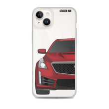 Load image into Gallery viewer, Red Cadillac CTS-V - iPhone Case