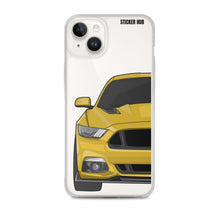 Load image into Gallery viewer, Yellow 15-17 Mustang 5.0 - iPhone Case