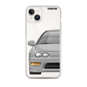 Silver Acura Integra - iPhone Case