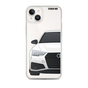 White B9 Audi S4 "Facelift" - iPhone Case