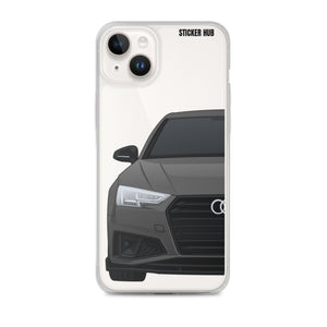 Gray B9 Audi S4 "Facelift" - iPhone Case