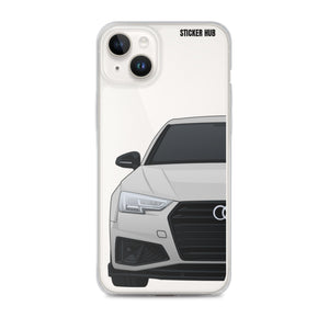 Silver B9 Audi S4 "Facelift" - iPhone Case