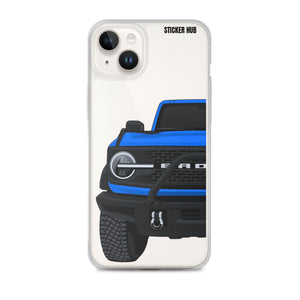 Blue Ford Bronco "First Edition" - iPhone Case