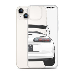 White Toyota Supra - iPhone Case