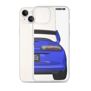 Blue Toyota Supra - iPhone Case