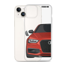 Load image into Gallery viewer, Volcano Red B8.5 Audi S4 - iPhone Case