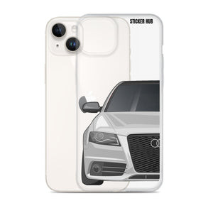 Silver B8 Audi S4 - iPhone Case