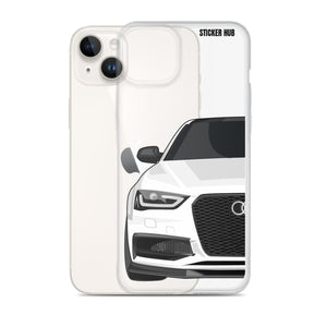 White B8.5 Audi S4 - iPhone Case