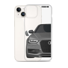 Load image into Gallery viewer, Monsoon Gray B8.5 Audi S4 - iPhone Case