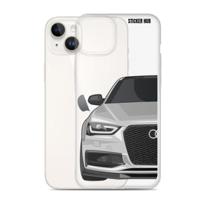 Silver B8.5 Audi S4 - iPhone Case