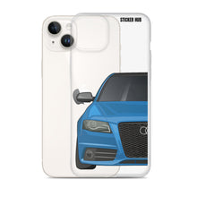 Load image into Gallery viewer, Sprint Blue B8 Audi S4 - iPhone Case