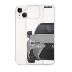 Silver Lexus IS300 - iPhone Case