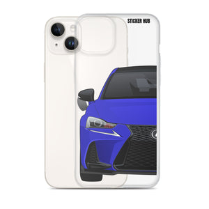 Ultrasonic Blue Lexus IS300 - iPhone Case