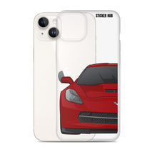 Load image into Gallery viewer, Crystal Red C7 Corvette Stingray - iPhone Case