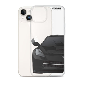 Black C7 Corvette Stingray - iPhone Case