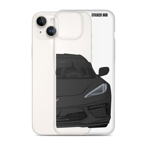 Black C8 Corvette - iPhone Case