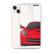 Load image into Gallery viewer, Torch Red C7 Corvette Stingray - iPhone Case