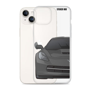 Gray C7 Corvette Stingray - iPhone Case