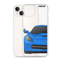 Load image into Gallery viewer, Laguna Blue C7 Corvette Stingray - iPhone Case