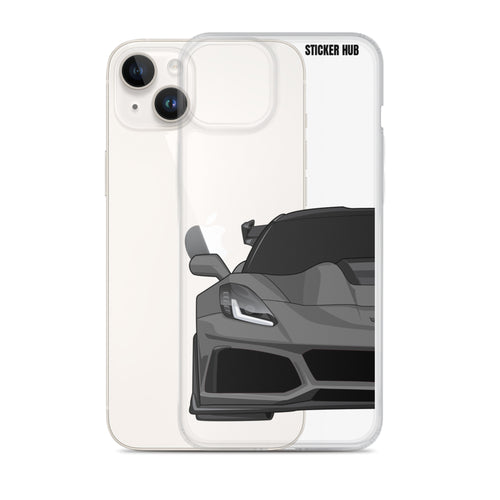 Gray C7 Corvette Zr1 - iPhone Case