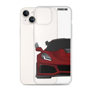 Long Beach Red C7 Corvette Zr1 - iPhone Case