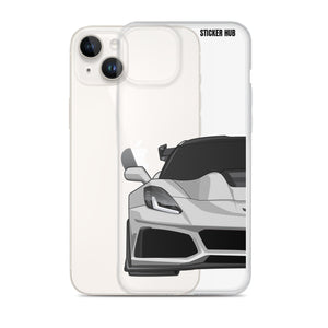 Silver C7 Corvette Zr1 - iPhone Case