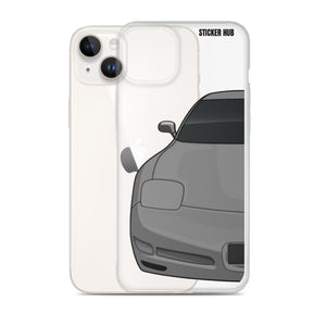 Pewter Gray C5 Corvette Z06 - iPhone Case