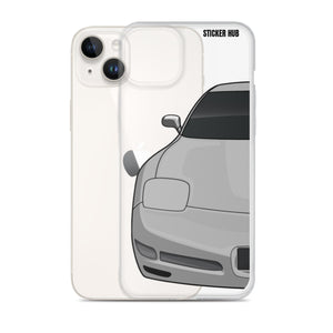 Silver C5 Corvette Z06 - iPhone Case