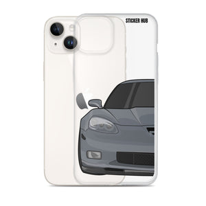 Cyber Gray C6 Corvette Z06 - iPhone Case